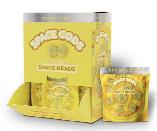 Space Heads,Space Heads Brand,Lemon Lime Space Heads,Space Heads 120 mg,Space Heads Gummies